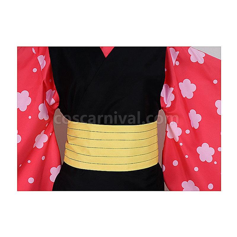 Demon Slayer Kimetsu no Yaiba Makomo Full Set Kimono Cosplay Costumes coscarnival011115723