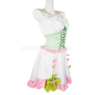 Demon Slayer Kimetsu no Yaiba Mitsuri Kanroji Lolita Maid Dress Cosplay Costume coscarnival01116581