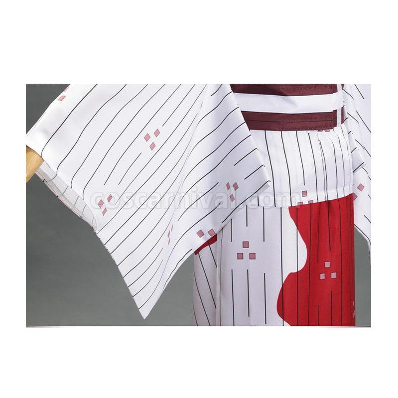 Demon Slayer Kimetsu no Yaiba Nezuko Kamado Halloween Blood Splatter Kimono Cosplay Costume coscarnival011115877