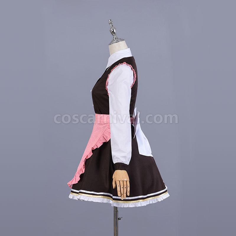 Demon Slayer Kimetsu no Yaiba Nezuko Kamado Maid Outfit Cosplay Costumes coscarnival011117861