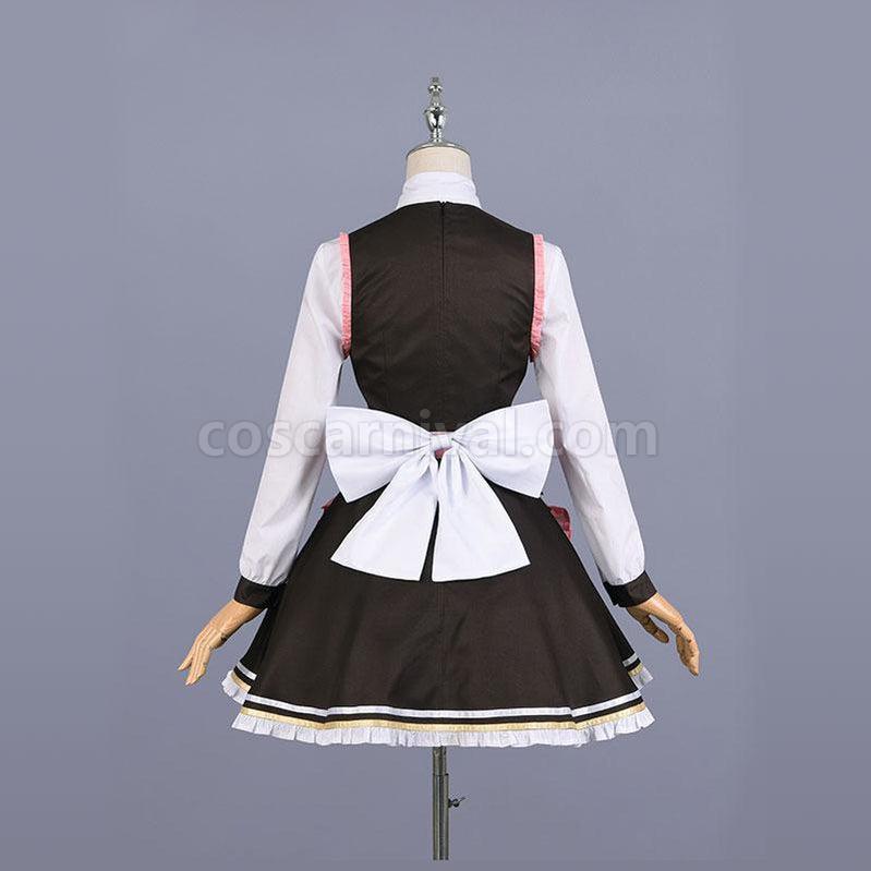 Demon Slayer Kimetsu no Yaiba Nezuko Kamado Maid Outfit Cosplay Costumes coscarnival011117871