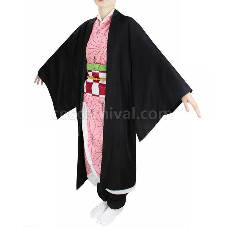 Demon Slayer Kimetsu no Yaiba Nezuko Kamado kimono Cosplay Costume coscarnival011119318