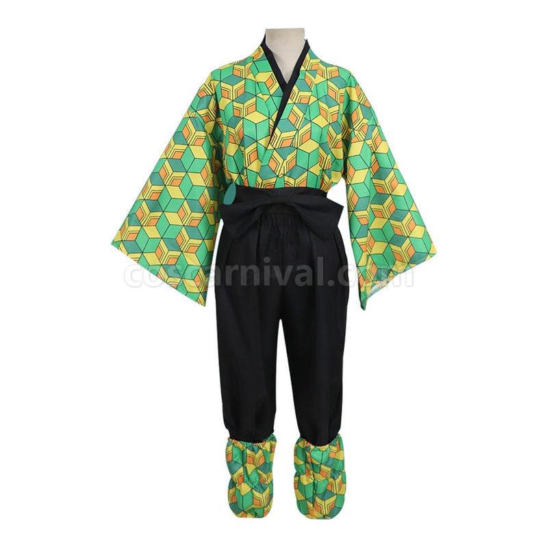 Demon Slayer Kimetsu no Yaiba Sabito Male Cosplay Costumes coscarnival011117437