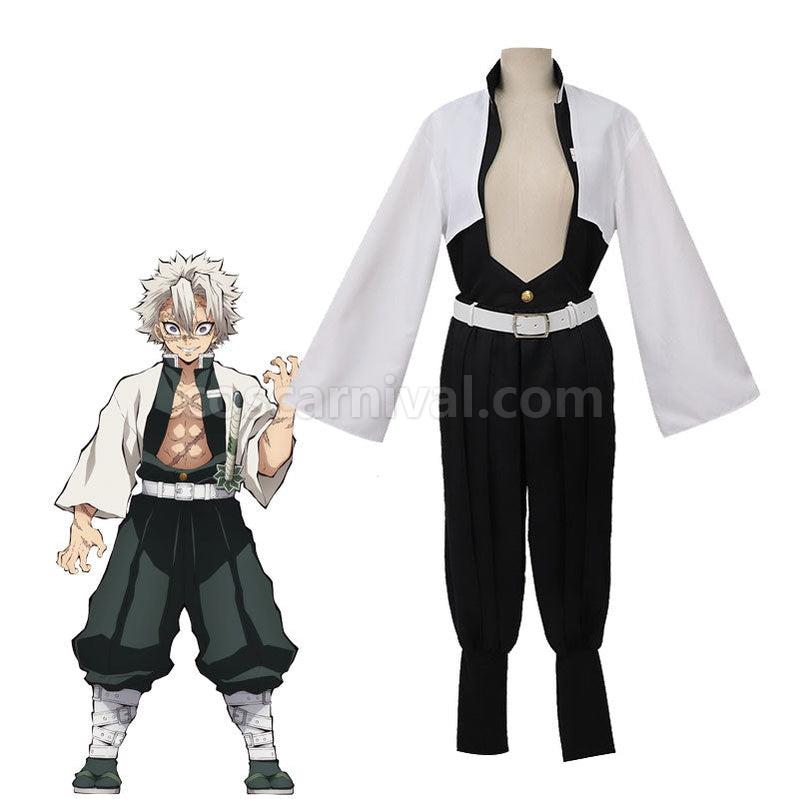 Demon Slayer Kimetsu no Yaiba Shinazugawa Sanemi Cosplay Costumes coscarnival011115649