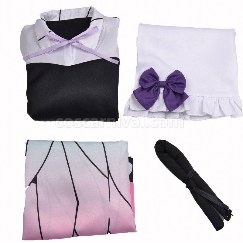 Demon Slayer Kimetsu no Yaiba Shinobu Kocho Maid Dress Cosplay Costumes coscarnival01111442