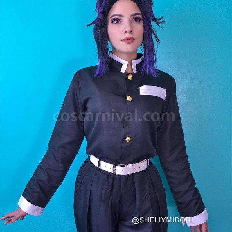 Demon Slayer Kimetsu no Yaiba Shinobu Kocho kimono Cosplay Costume coscarnival011119394