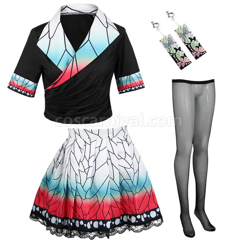 Demon Slayer Kimetsu no Yaiba Shinobu Kochou Cosplay Costumes coscarnival01117539