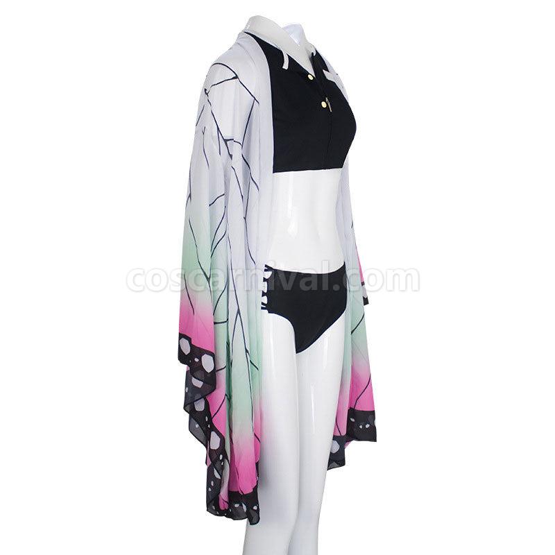 Demon Slayer Kimetsu no Yaiba Shinobu Kochou Swimsuit Cosplay Costumes coscarnival01117915