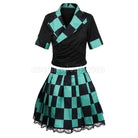 Demon Slayer Kimetsu no Yaiba Tanjiro Kamado Cosplay Costumes coscarnival01117504