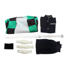Demon Slayer Kimetsu no Yaiba Tanjiro Kamado Kimono Fullset Cosplay Costumes coscarnival011119348
