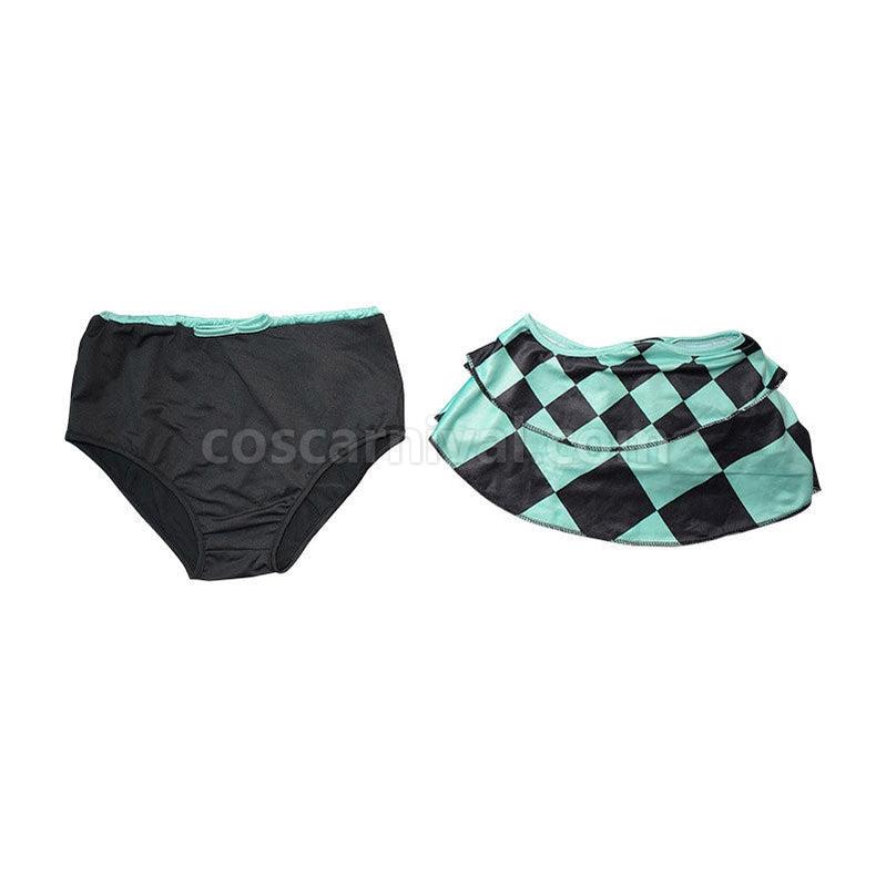 Demon Slayer Kimetsu no Yaiba Tanjirou Kamado Swimsuit Cosplay Costumes coscarnival011110568