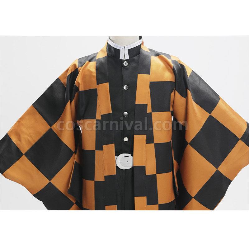 Demon Slayer Kimetsu no Yaiba Tanjuro Kamado Cosplay Costumes coscarnival01118384