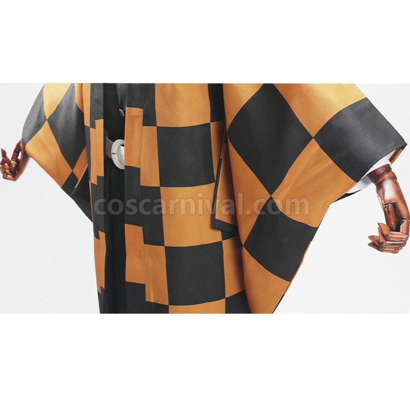 Demon Slayer Kimetsu no Yaiba Tanjuro Kamado Cosplay Costumes coscarnival01118394