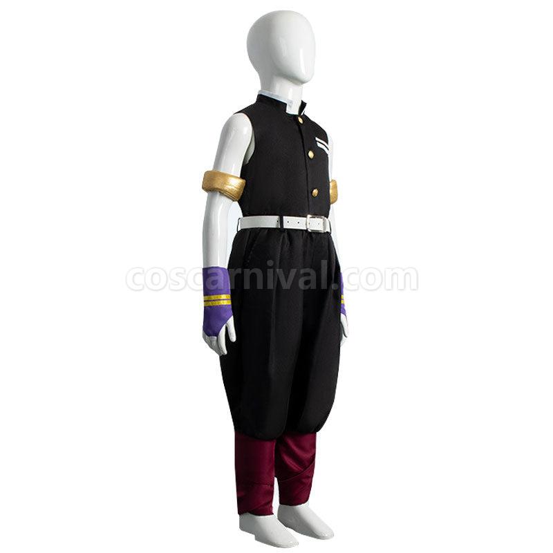 Demon Slayer Kimetsu no Yaiba Tengen Uzui Kids Fullset Cosplay Costumes coscarnival01118912