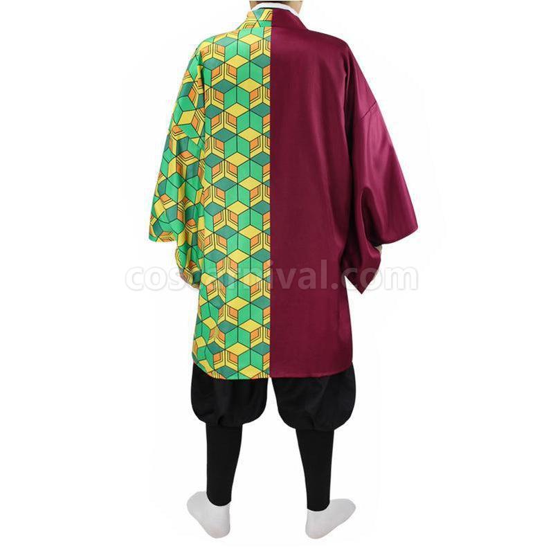 Demon Slayer Kimetsu no Yaiba Tomioka Giyuu Kimono Cosplay Costumes coscarnival011119305