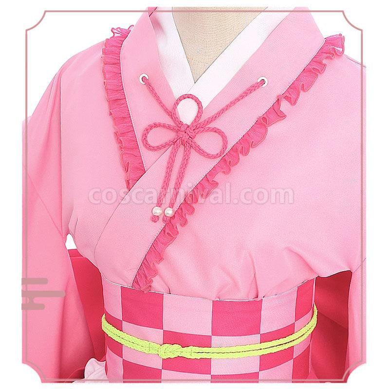Demon Slayer Kimetsu no Yaiba Tsuyuri Kanawo Kimono Maid Outfit Cosplay Costumes coscarnival011117855