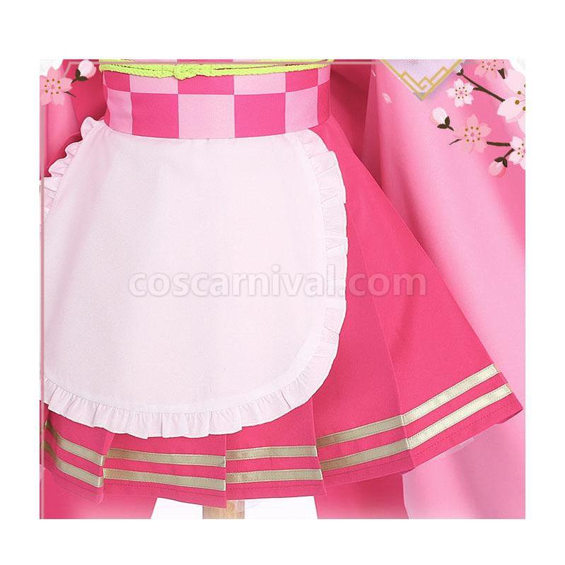 Demon Slayer Kimetsu no Yaiba Tsuyuri Kanawo Kimono Maid Outfit Cosplay Costumes coscarnival011117865