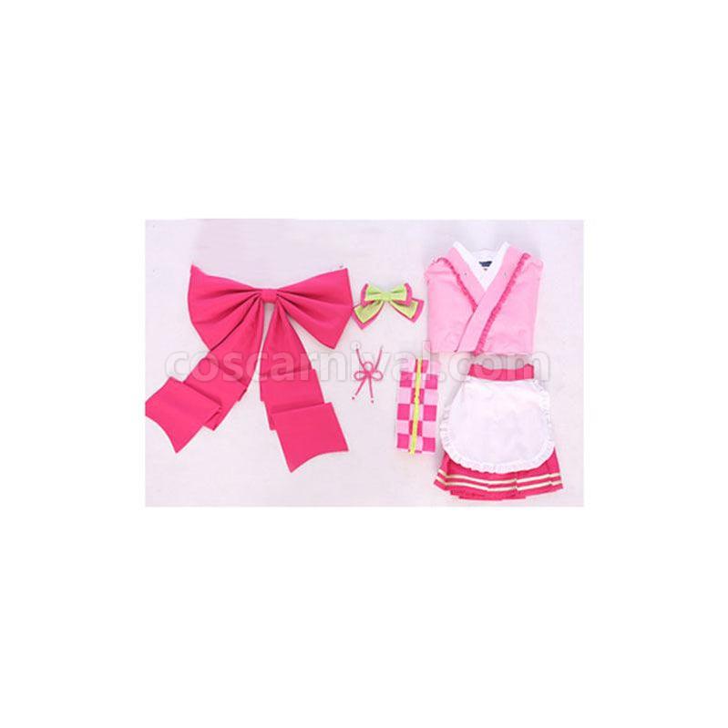 Demon Slayer Kimetsu no Yaiba Tsuyuri Kanawo Kimono Maid Outfit Cosplay Costumes coscarnival011117875