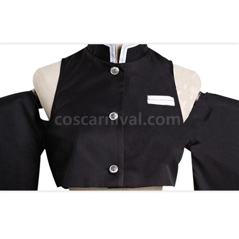Demon Slayer Kimetsu no Yaiba Zenitsu Agatsuma Cosplay Costumes coscarnival01118615