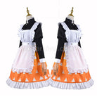 Demon Slayer Kimetsu no Yaiba Zenitsu Agatsuma Lolita Maid Cosplay Costumes coscarnival01117534