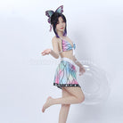 Demon Slayer Kochou Shinobu Swimsuit Cosplay Costumes coscarnival011110006