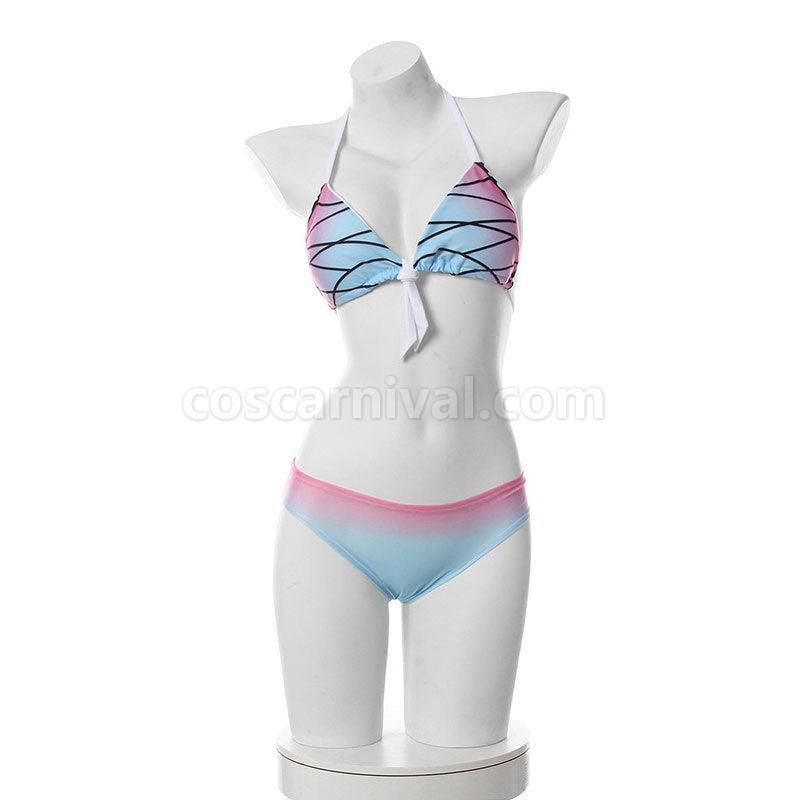 Demon Slayer Kochou Shinobu Swimsuit Cosplay Costumes coscarnival01119969