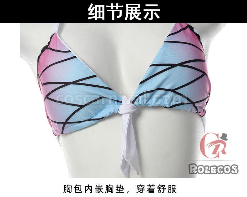 Demon Slayer Kochou Shinobu Swimsuit Cosplay Costumes coscarnival01119981