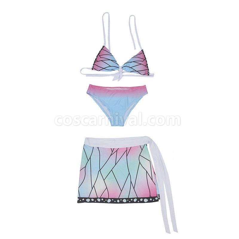 Demon Slayer Kochou Shinobu Swimsuit Cosplay Costumes coscarnival01119990