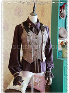 Detective Style Beck Street Dense Fog Series Khaki Lolita Vest coscarnival