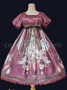 Distant-Bells-Series-OP-High-Waist-Classic-Lolita-Short-Sleeve-Dress-coscarnival-2991