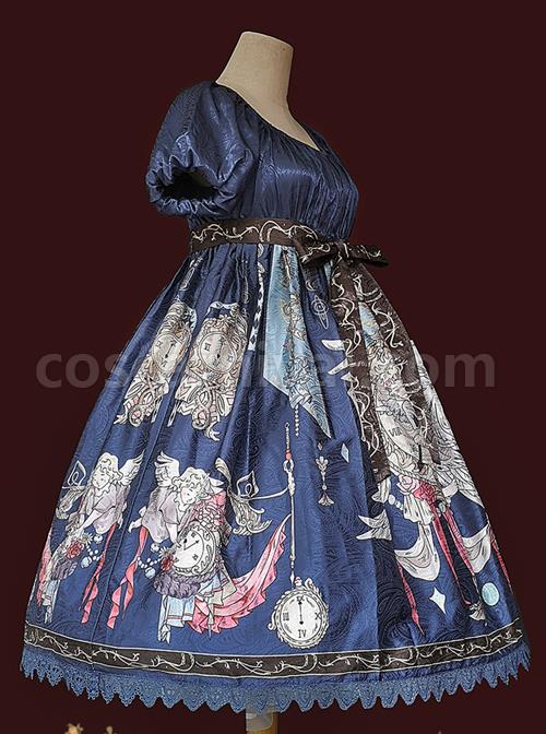 Distant-Bells-Series-OP-High-Waist-Classic-Lolita-Short-Sleeve-Dress-coscarnival-3030