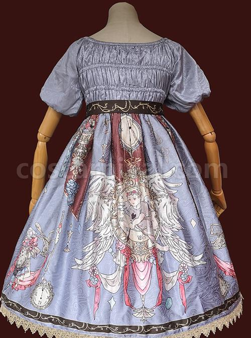 Distant-Bells-Series-OP-High-Waist-Classic-Lolita-Short-Sleeve-Dress-coscarnival-3039