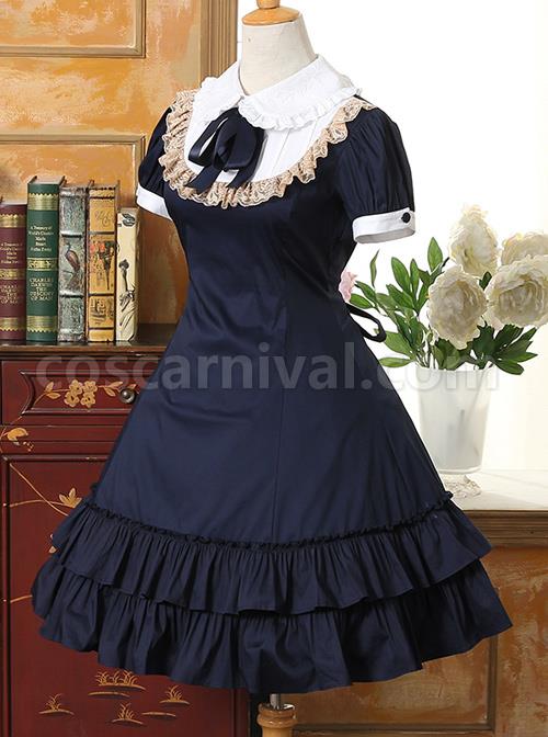 Doll-Collar-Flounced-Classic-Lolita-Short-Sleeves-Dress-coscarnival-1150