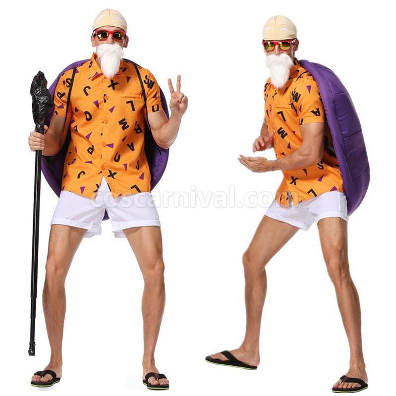Dragon Ball Master Roshi Cosplay Costume coscarnival011114513