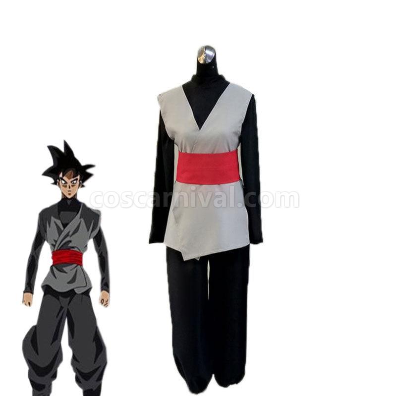 Dragon Ball Son Goku Black Combat Suit Cosplay Costume coscarnival011114499
