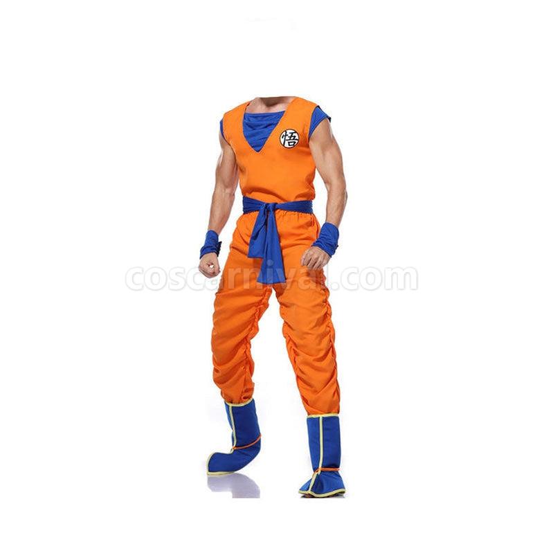 Dragon Ball Son Goku Combat Suit Cosplay Costume coscarnival011114488