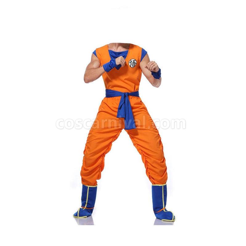 Dragon Ball Son Goku Combat Suit Cosplay Costume coscarnival011114495