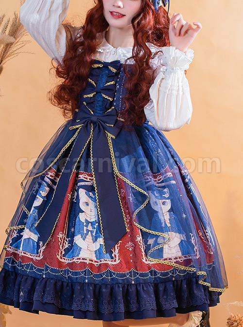 Earl-Cat-Lady-Series-JSK-Bowknot-Classic-Lolita-Sling-Dress-coscarnival-2997