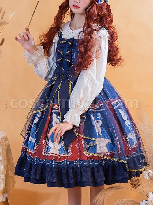 Earl-Cat-Lady-Series-JSK-Bowknot-Classic-Lolita-Sling-Dress-coscarnival-3003