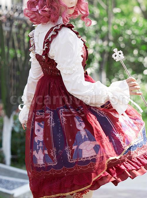 Earl-Cat-Lady-Series-JSK-Bowknot-Classic-Lolita-Sling-Dress-coscarnival-3020