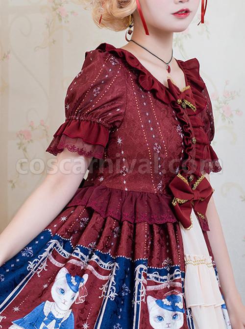 Earl-Cat-Lady-Series-OP-Classic-Lolita-Short-Sleeve-Dress-coscarnival-5149