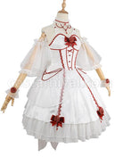 Elegant-And-Delicate-Red-Jacquard-Lace-Pure-White-Slim-Court-Style-JSK-Detachable-Flared-Sleeves-Classic-Lolita-Dress-Set-coscarnival-2924