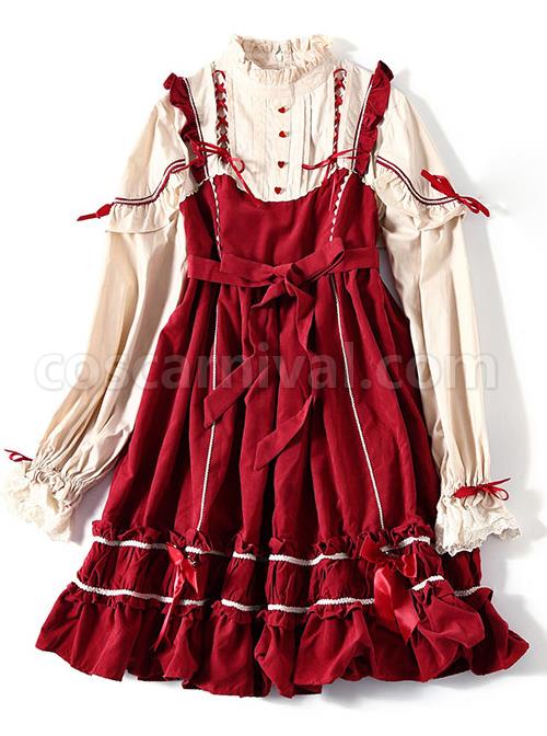 Elegant-Bowknot-Classic-Lolita-Long-Sleeve-Dress-coscarnival-1220