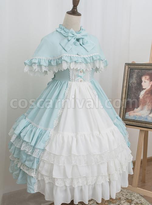 Elegant-Bowknot-Multi-storey-Classic-Lolita-Sleeveless-Dress-coscarnival-851