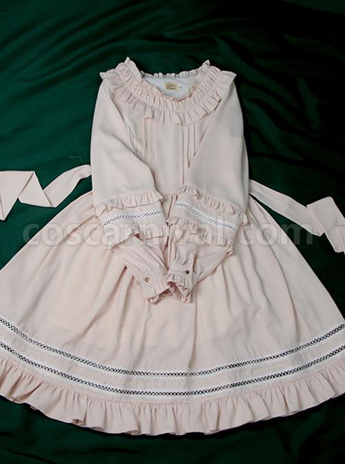 Elegant-Cute-Lace-Pure-Color-Ruffles-Classic-Lolita-Long-Sleeve-Dress-coscarnival-321
