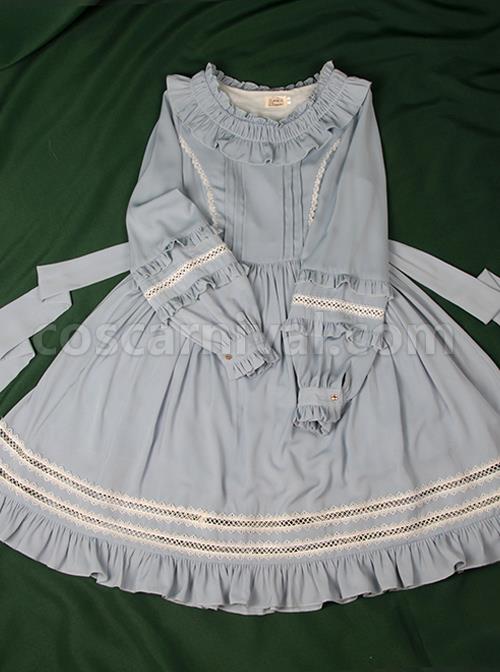 Elegant-Cute-Lace-Pure-Color-Ruffles-Classic-Lolita-Long-Sleeve-Dress-coscarnival-327