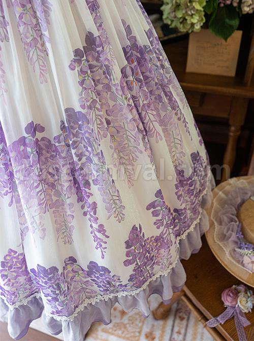 Elegant-Floral-Print-Decoration-Jacquard-Lace-Neckline-Bow-Pearl-Classic-Lolita-Dress-coscarnival-2962