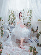 Elegant-Pink-Bowknot-White-Classic-Lolita-Wedding-Dress-coscarnival-3803