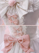 Elegant-Pink-Bowknot-White-Classic-Lolita-Wedding-Dress-coscarnival-3831
