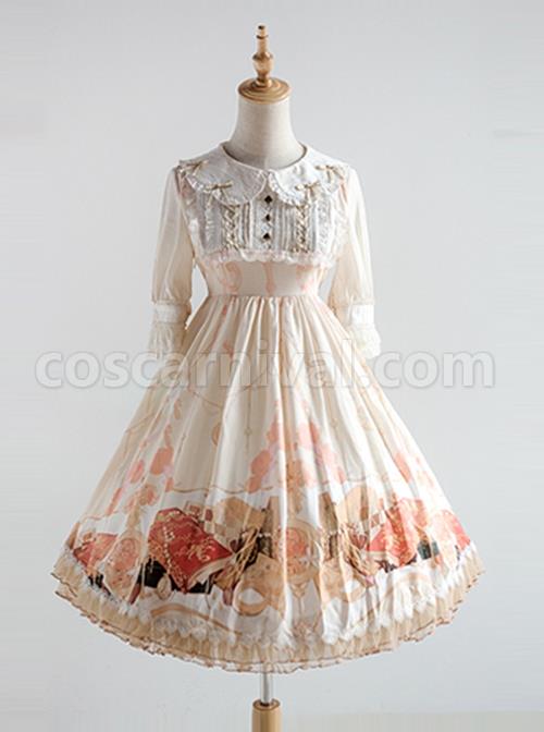 Elegant-Printing-Doll-Collar-Classic-Lolita-Short-Sleeve-Dress-coscarnival-28